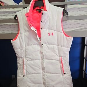 Under Armour Women's Vest in White and Pink